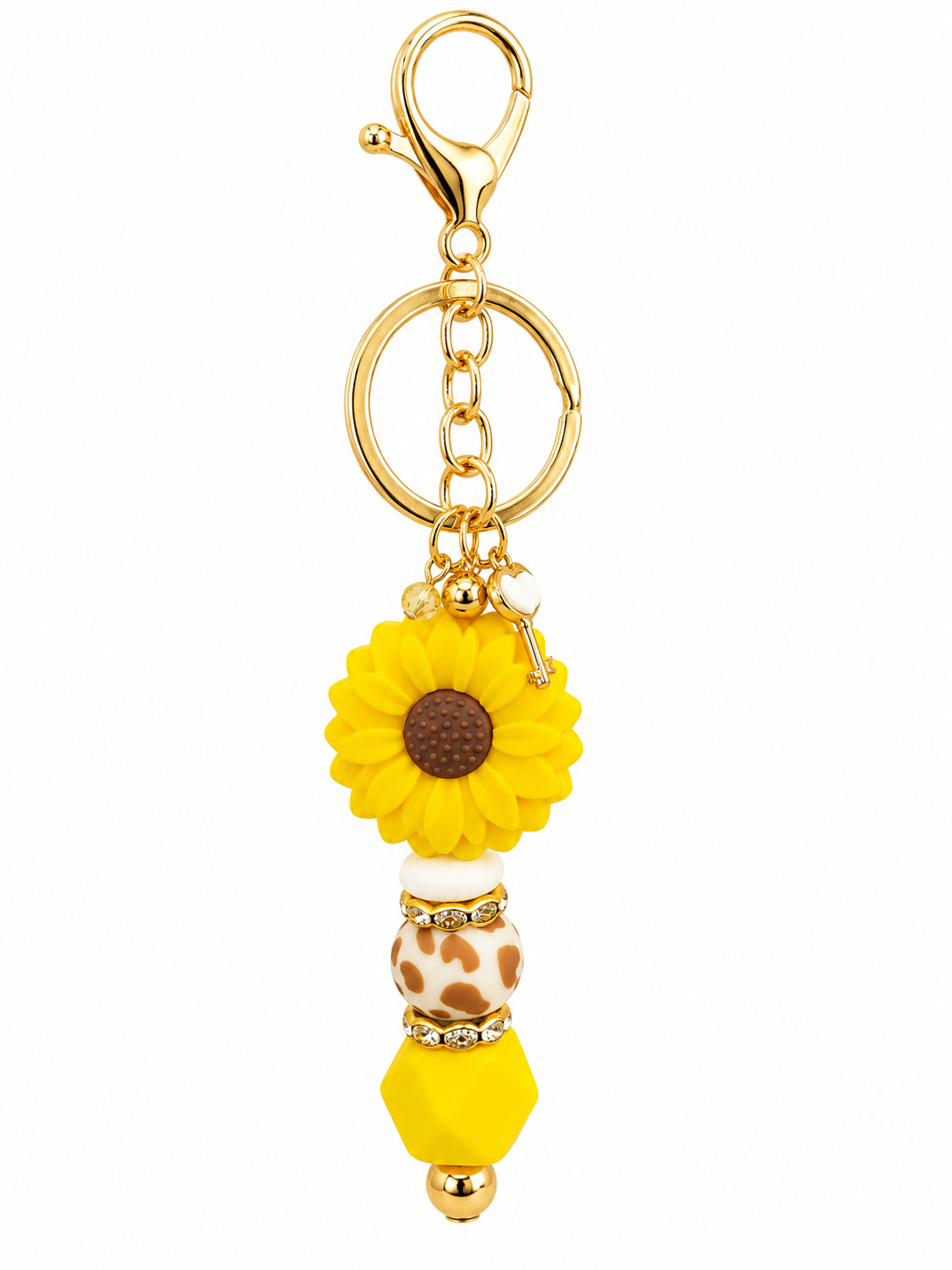 Sunflower Fields Keychain
