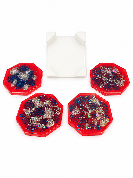 American Fireworks Coaster Set