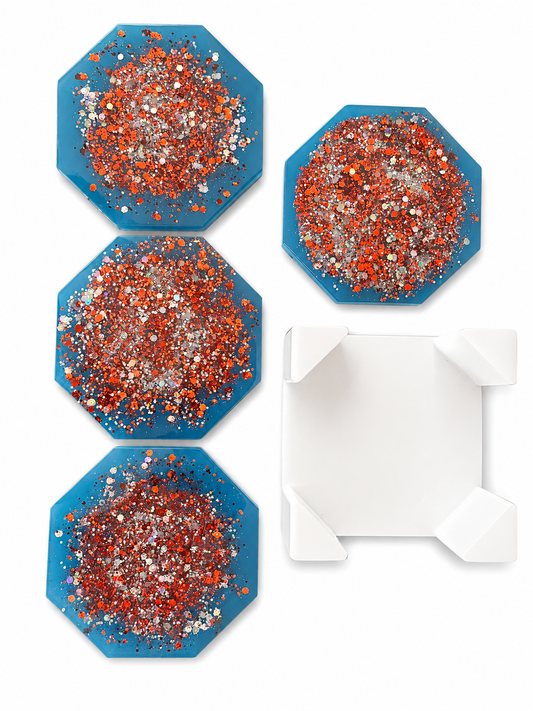 Sparkler Coaster Set