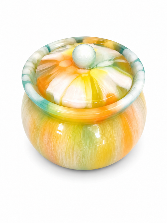 Creamsicle Jar
