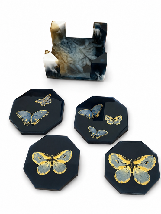Monarch Dreams Coaster Set