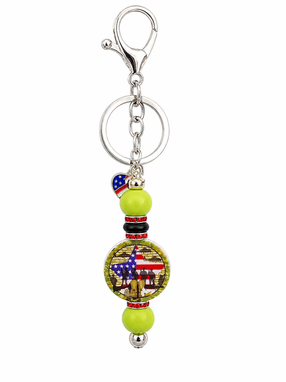 Proud to Be American Keychain