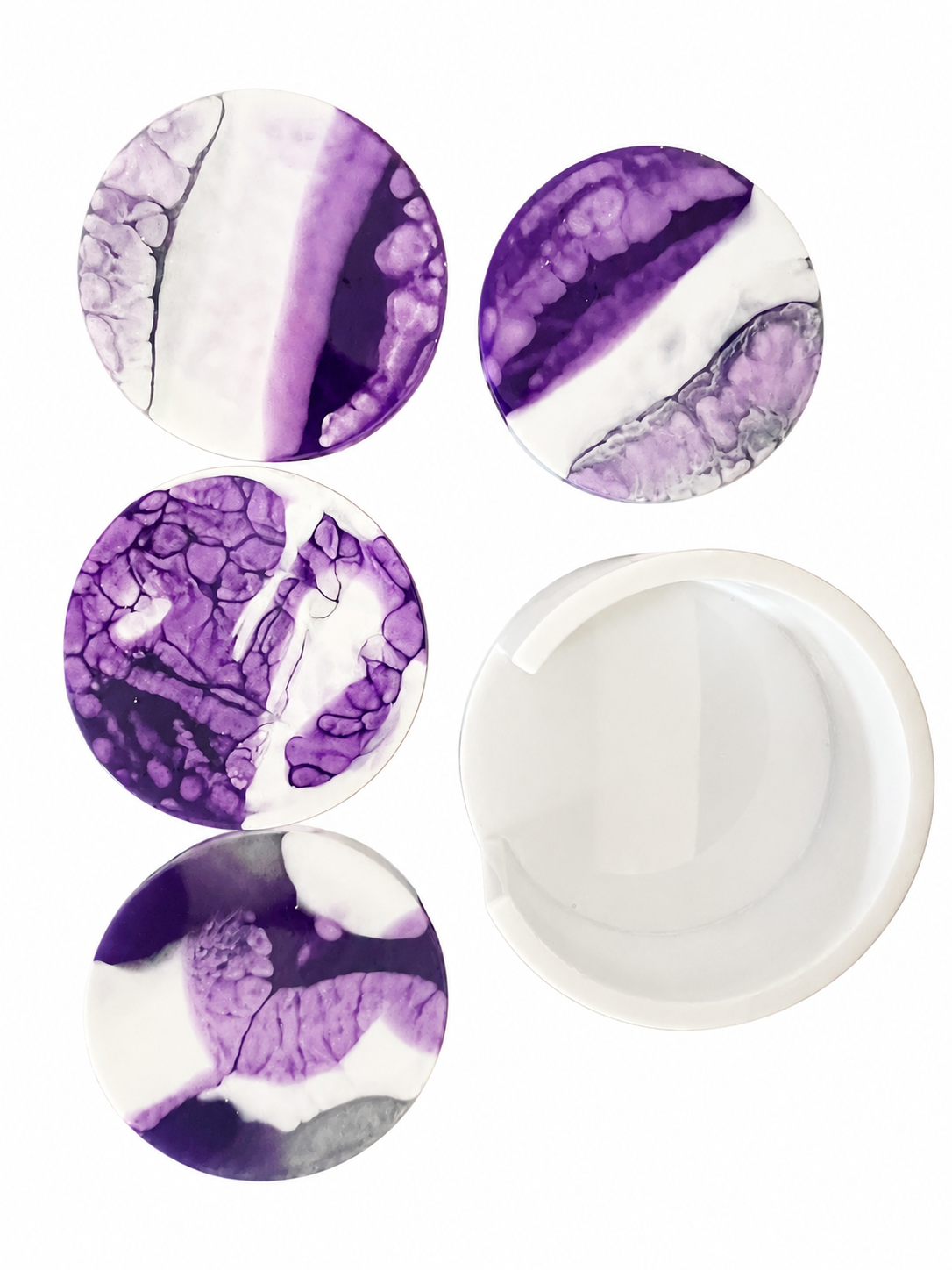 Royal Amethyst Coaster Set
