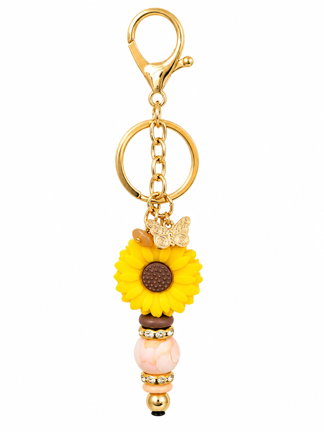 Sunflower Fields Keychain